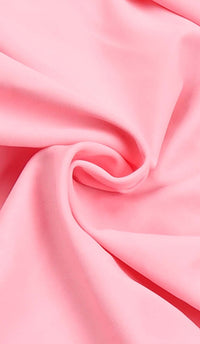 Lalioa Flower-Embellished Ruched Mini Dress In Pink