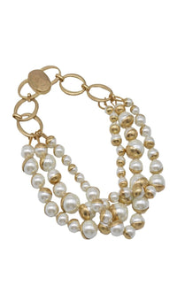 Mya Layered Pearl Necklace