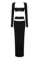 Emily Black Bandage Set