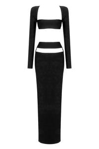 Emily Black Bandage Set