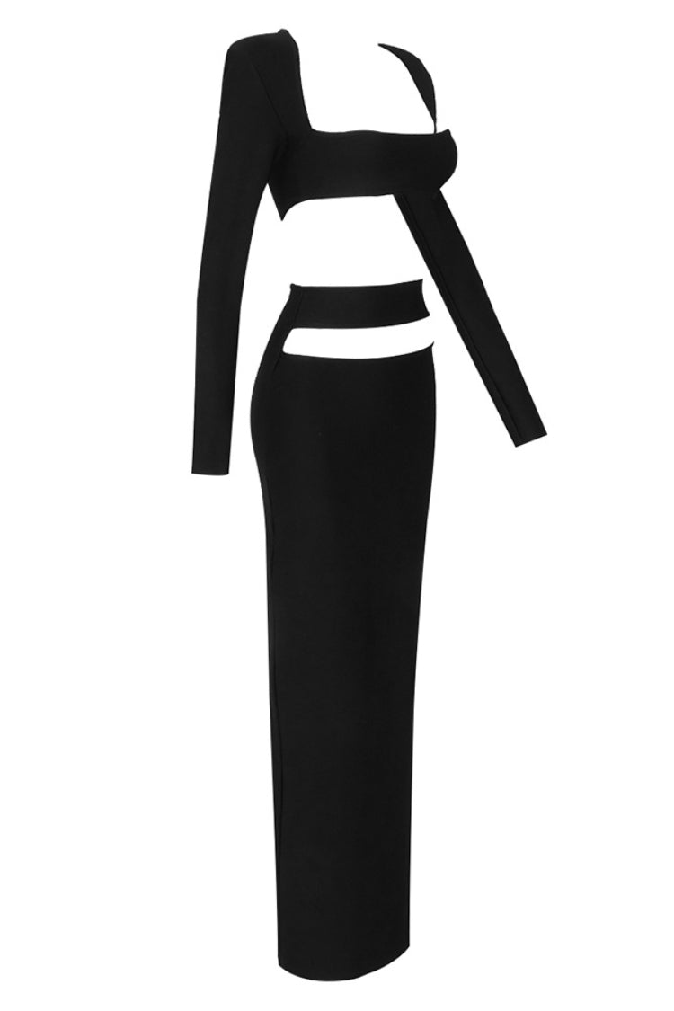 Emily Black Bandage Set