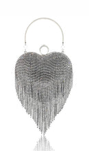 Mota Heart Tassel Dinner Bag