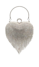 Mota Heart Tassel Dinner Bag