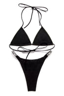 Darja Black Diamante Bikini