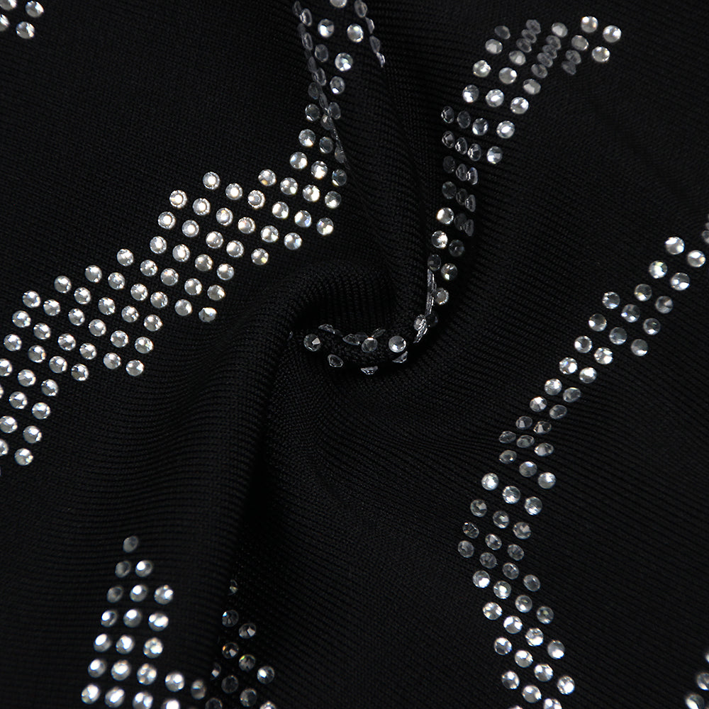 Jullan Knit Mini Dress In Black