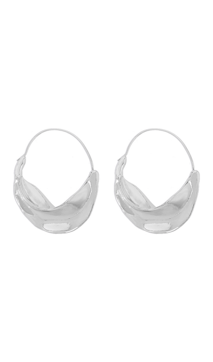 Alina Irregular Leaf Earrings