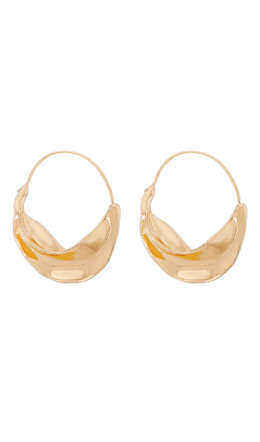 Alina Irregular Leaf Earrings