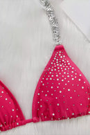 Kaona Rose Red Diamante Bikini
