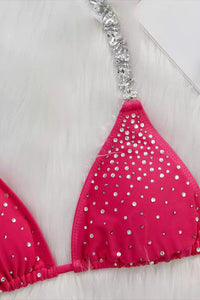 Kaona Rose Red Diamante Bikini