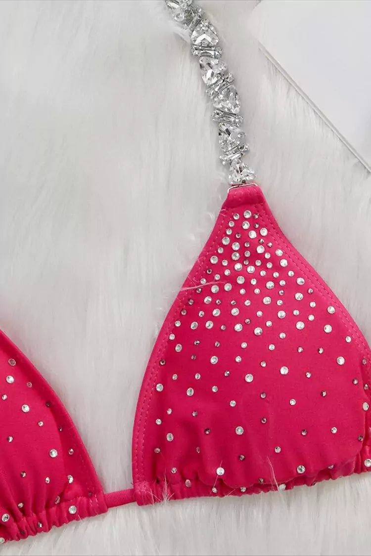 Kaona Rose Red Diamante Bikini