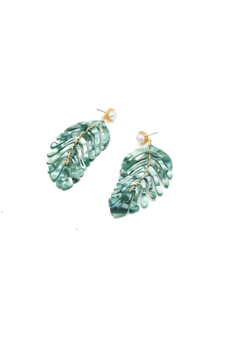 Flavia Leaf Earrings