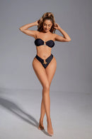 Aoife Black Metal Bikini