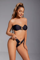 Aoife Black Metal Bikini