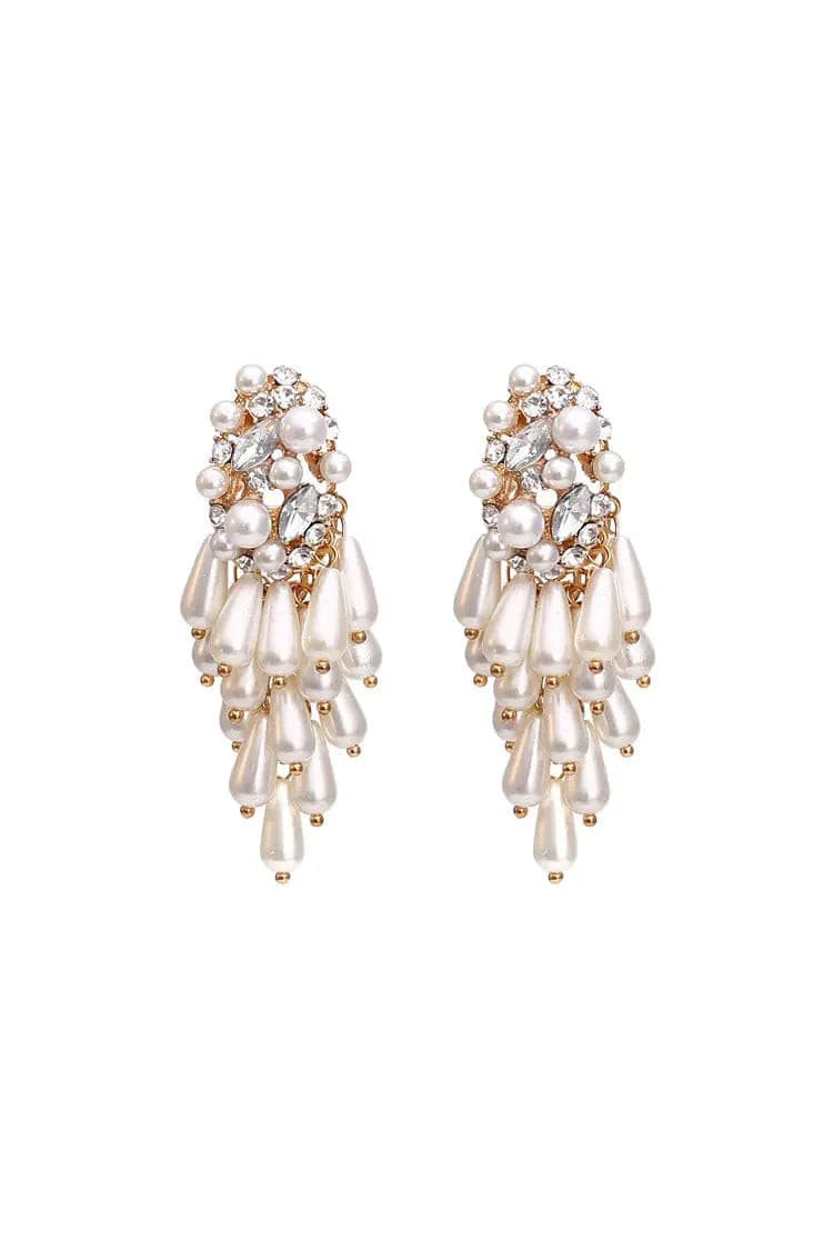 Vala Pearl Tassel Earrings