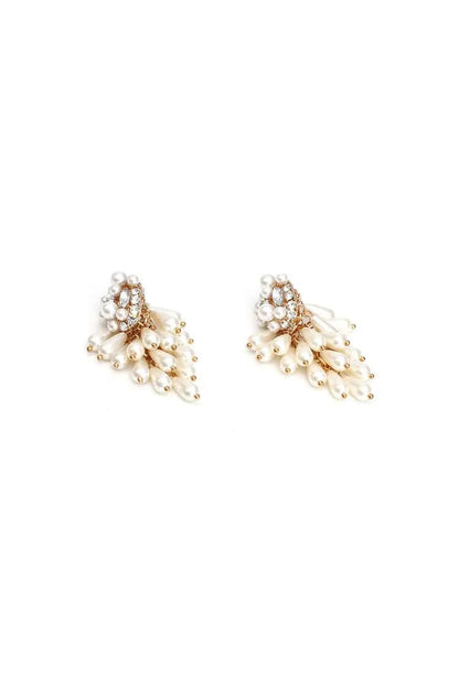 Vala Pearl Tassel Earrings