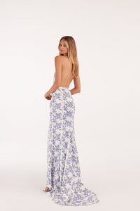 Yara Floral Split Maxi Dress