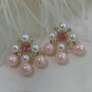 Arianna Pearl Earring In Pink