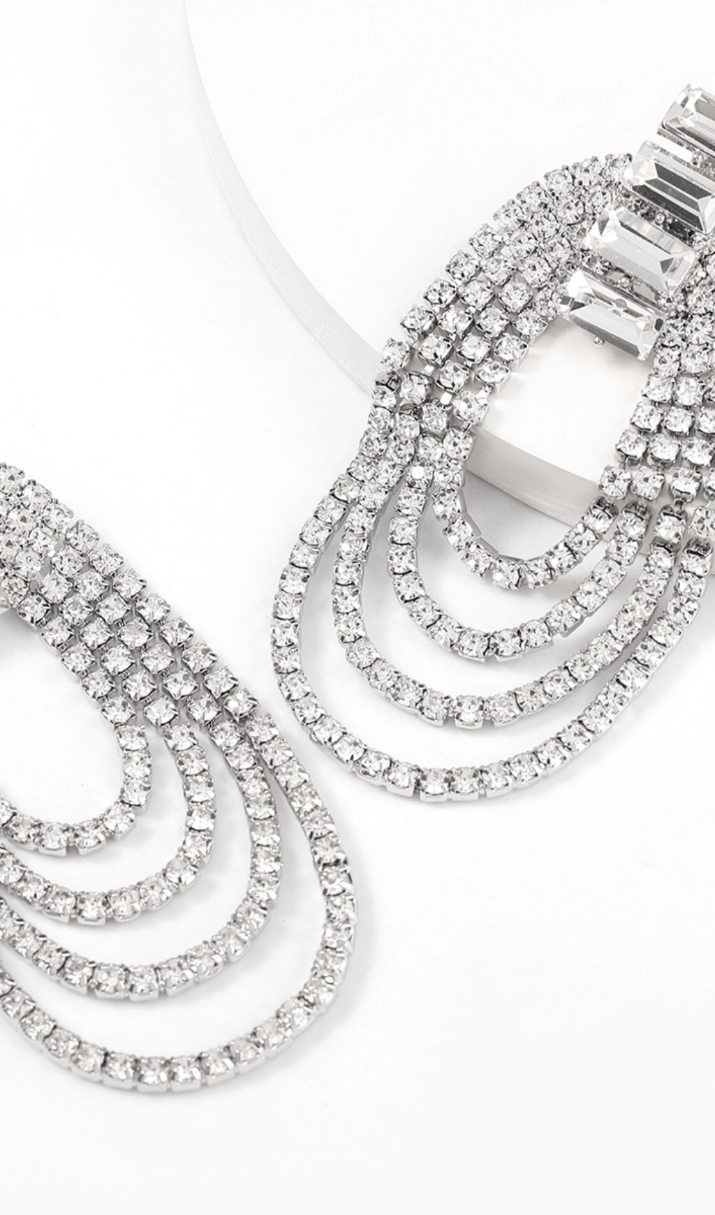 Sloane Oval Tassel Earrings