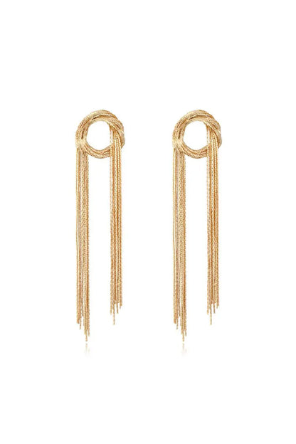 Lili Golden Tassel Earrings