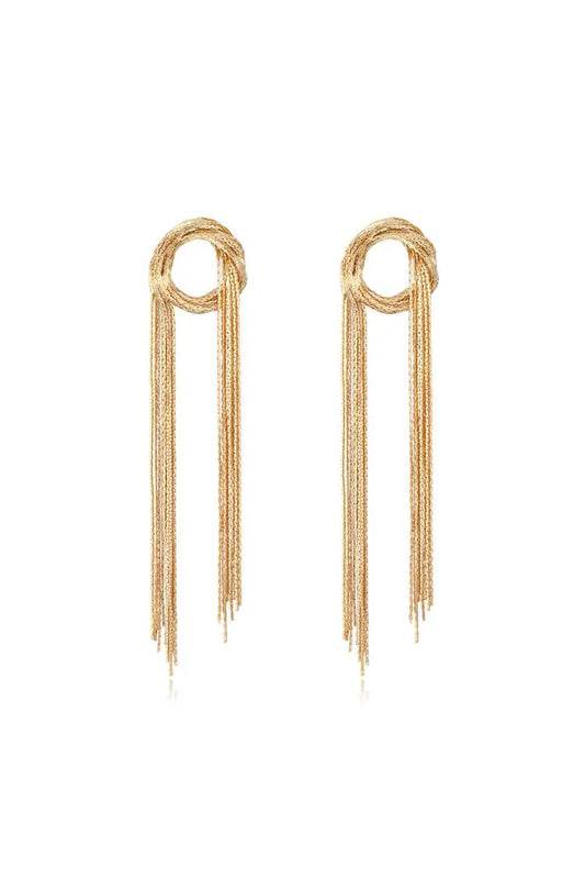 Lili Golden Tassel Earrings
