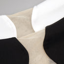 Nyellie Scalloped Mesh Insert Maxi Dress In Black