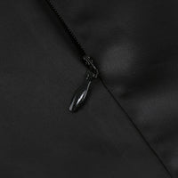 Nauova High-Low Hemline Dress In Black