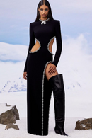 Circe Long Sleeve Cutout Bandage Dress