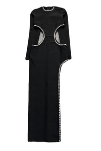 Circe Long Sleeve Cutout Bandage Dress