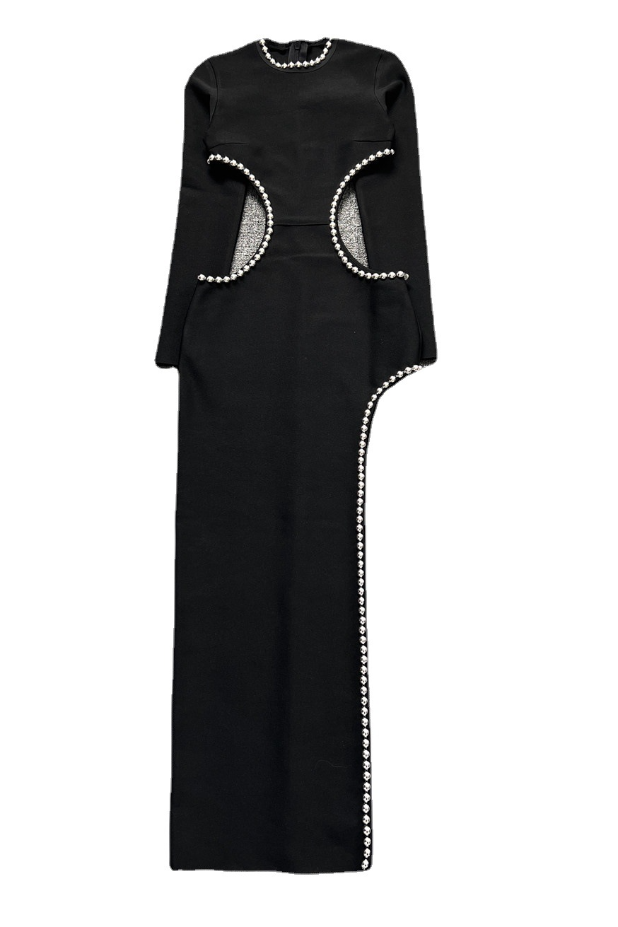 Circe Long Sleeve Cutout Bandage Dress