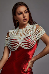 Abbey Pearl Shawl Top