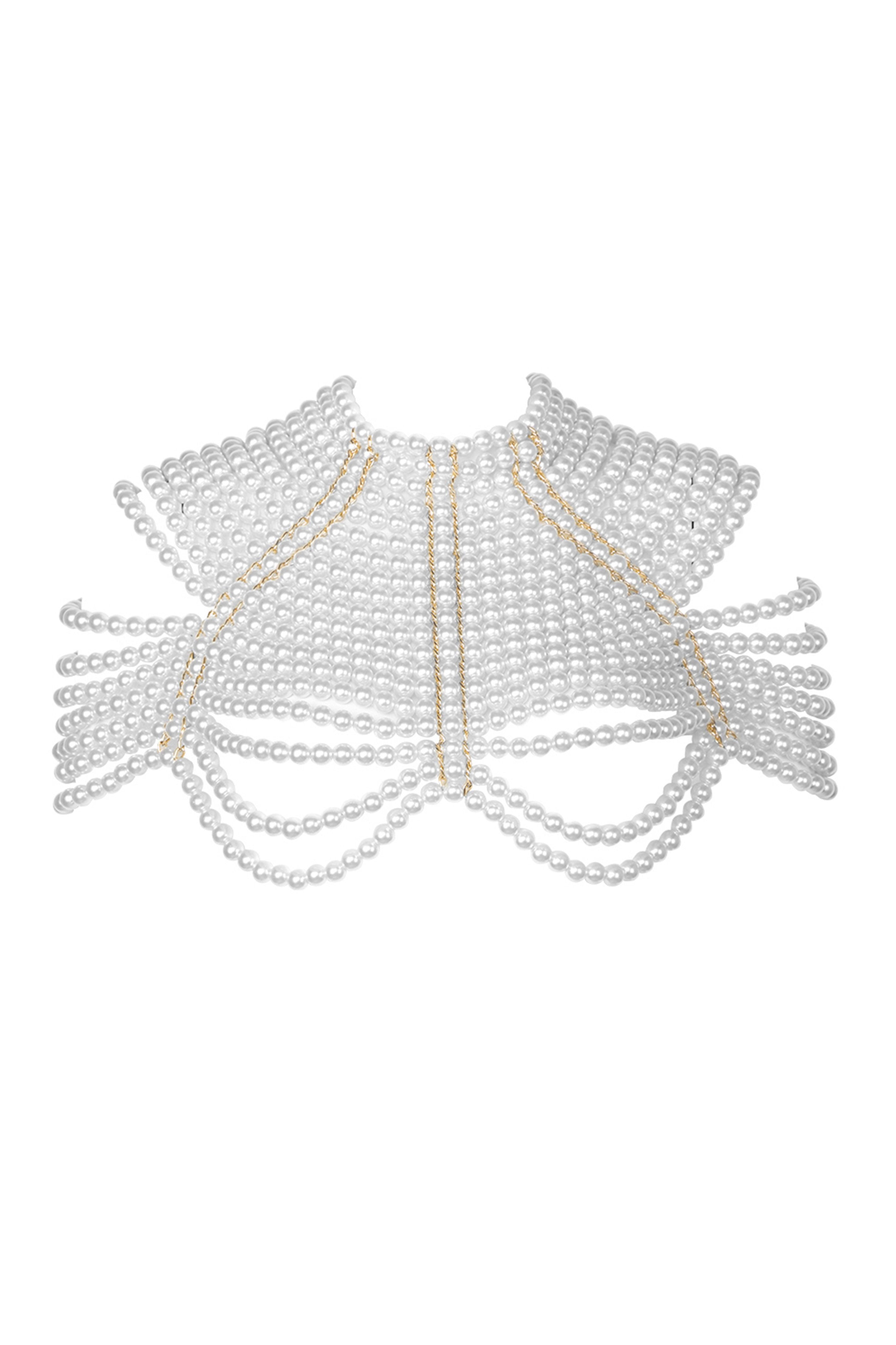 Abbey Pearl Shawl Top