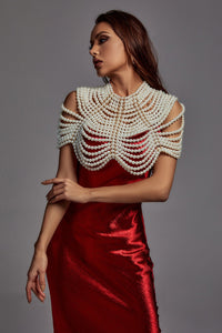 Abbey Pearl Shawl Top